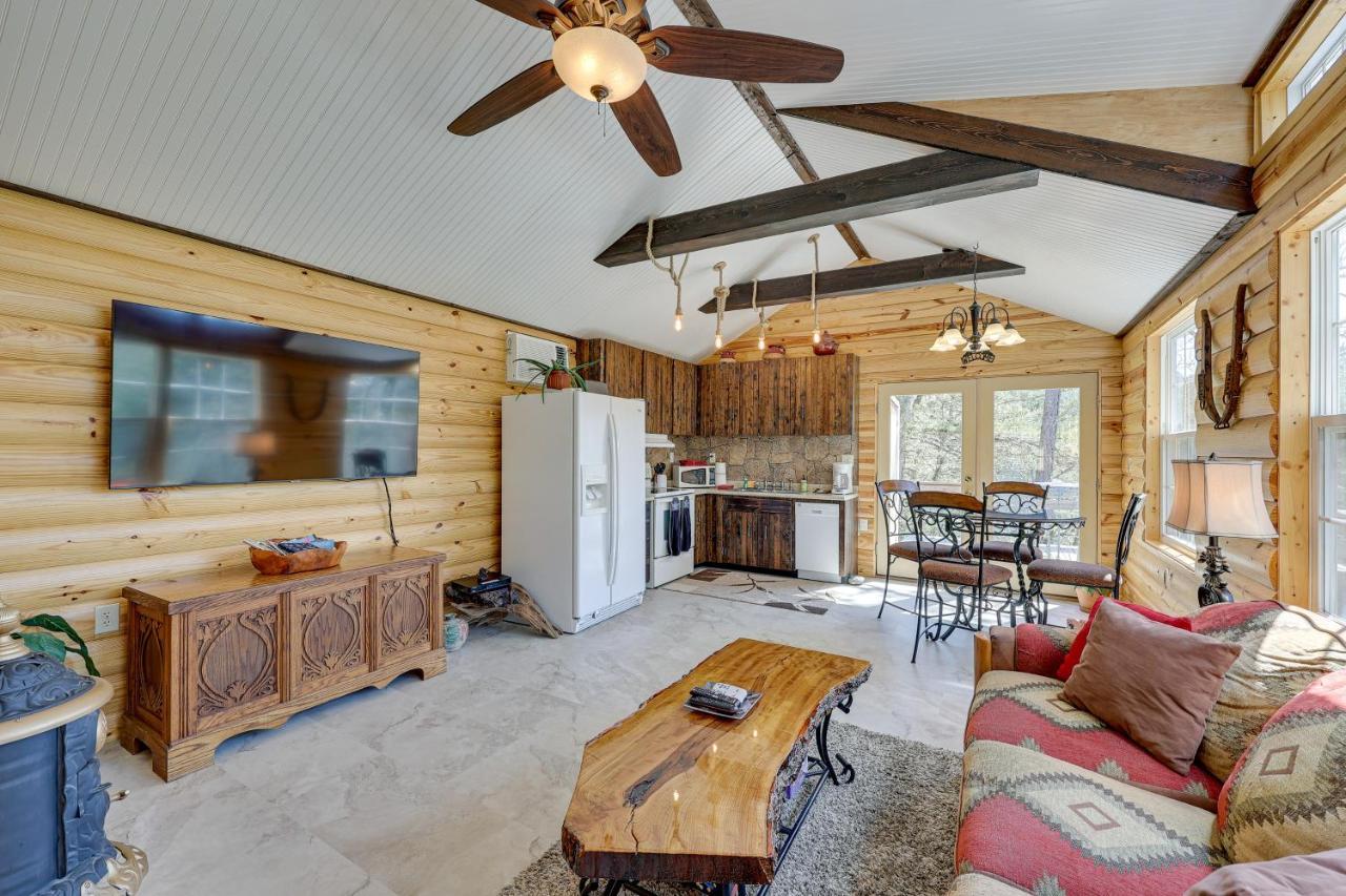 Cliffside Eureka Springs Cabin With Beaver Lake View ภายนอก รูปภาพ