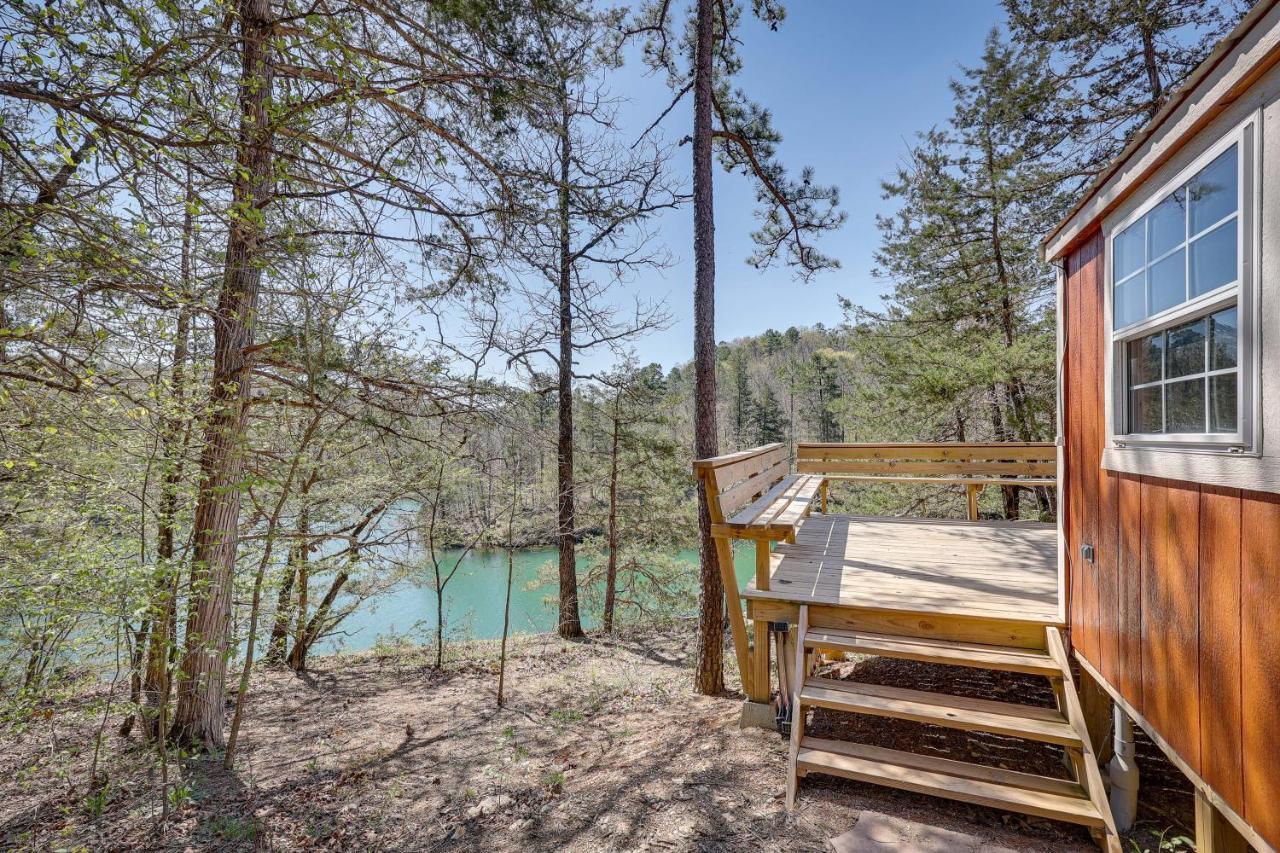 Cliffside Eureka Springs Cabin With Beaver Lake View ภายนอก รูปภาพ